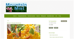 Desktop Screenshot of mountainmist-nursery.com